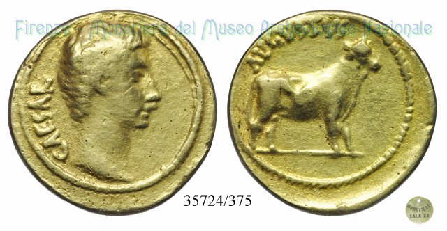 AVGVSTVS / RIC 475 - Giovane toro 21-20 a.C. (Samos (?))