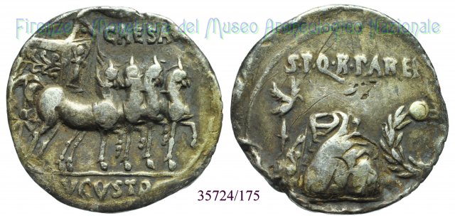 CAESARI AVGVSTO / RIC 99 18 a.C. (Colonia Patricia)