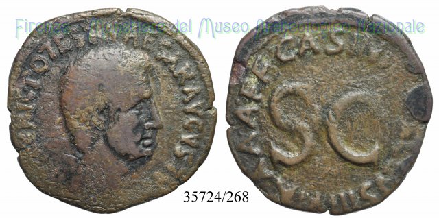 C ASINIVS GALLVS IIIVIR AAAFF / RIC 373 16 a.C. (Roma)