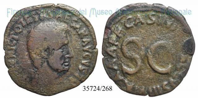 C ASINIVS GALLVS IIIVIR AAAFF / RIC 373 16 a.C. (Roma)