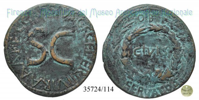 C CASSIVS C F CELER IIIVIR AAAFF S C / RIC 374 16 a.C. (Roma)