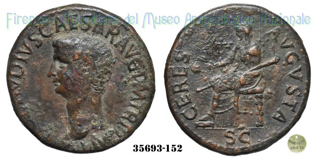 CERES AVGVSTA | Ric. 94 41-50 d.C. (Roma)