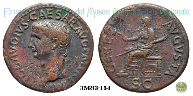 CERES AVGVSTA | Ric. 94 41-50 d.C. (Roma)