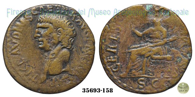 CERES AVGVSTA | Ric. 94 41-50 d.C. (Roma)