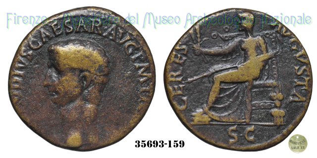 CERES AVGVSTA | Ric. 94 41-50 d.C. (Roma)