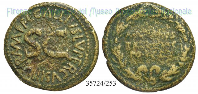 C GALLIVS LVPERCVS IIIVIR AAAFF S C / RIC 378 16 a.C. (Roma)