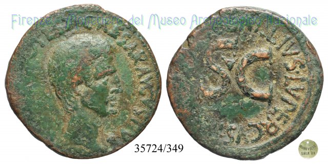 C GALLIVS LVPERCVS IIIVIR AAAFF S C / RIC 379 16 a.C. (Roma)