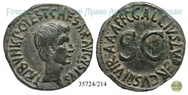 C GALLIVS LVPERCVS IIIVIR AAAFF S C / RIC 379 16 a.C. (Roma)