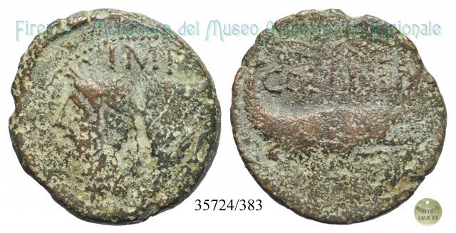 COL- NEM / RIC155 20-10 a.C. (Nemausus)