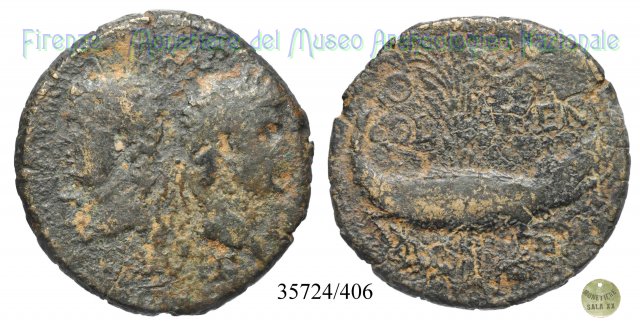 COL- NEM / RIC159 10-14 d.C. (Nemausus)