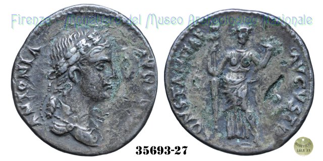 CONSTANTIAE AVGVSTI - Antonia - Ric 66 41-45 d.C. (Roma)