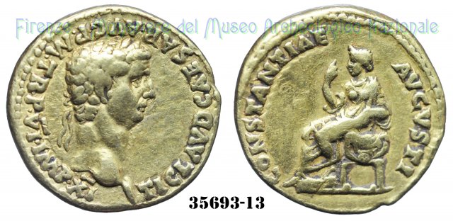 CONSTANTIAE AVGVSTI - Ric. 31 46-47 d.C. (Roma)