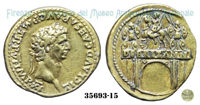 DE BRITANN - Arco trionfale - Ric 33 46-47 d.C. (Roma)