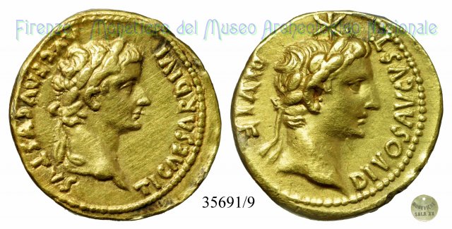 DIVO AVGVST – DIVI F / Testa radiata di Augusto - RIC 23 14-37 d.C. (Lugdunum)