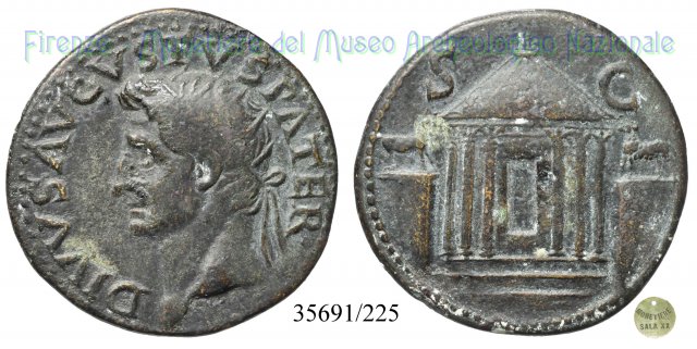 DIVVS AVGVSTVS PATER - RIC 74 22-23 d.C. (Roma)