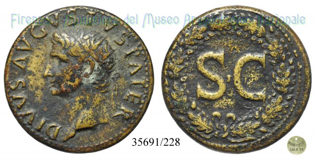 DIVVS AVGVSTVS PATER - RIC 79 22-26 d.C. (Roma)