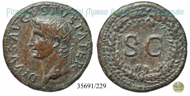 DIVVS AVGVSTVS PATER - RIC 79 22-26 d.C. (Roma)