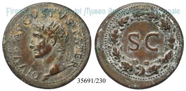 DIVVS AVGVSTVS PATER - RIC 79 22-26 d.C. (Roma)