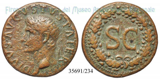 DIVVS AVGVSTVS PATER - RIC 79 22-26 d.C. (Roma)