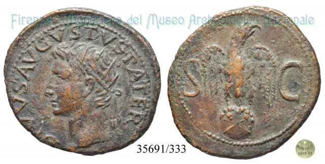 DIVVS AVGVSTVS PATER - RIC 82 22-26 d.C. (Roma)