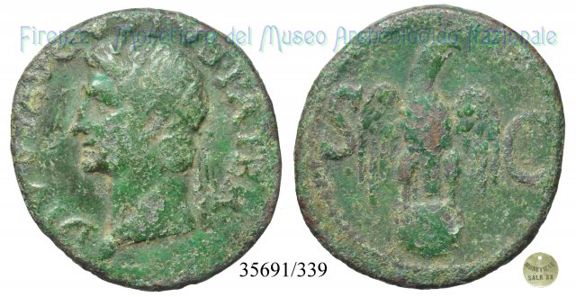 DIVVS AVGVSTVS PATER - RIC 82 22-26 d.C. (Roma)