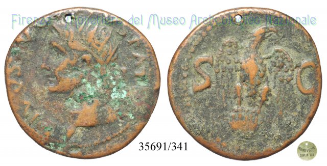 DIVVS AVGVSTVS PATER - RIC 82 22-26 d.C. (Roma)