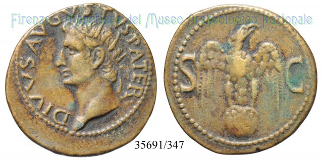 DIVVS AVGVSTVS PATER - RIC 82 22-26 d.C. (Roma)