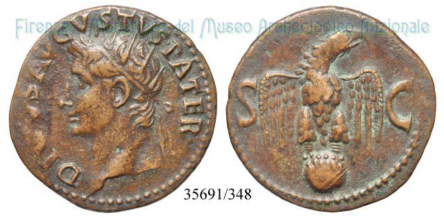 DIVVS AVGVSTVS PATER - RIC 82 22-26 d.C. (Roma)