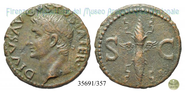 DIVVS AVGVSTVS PATER - RIC 83 22-30 d.C. (Roma)