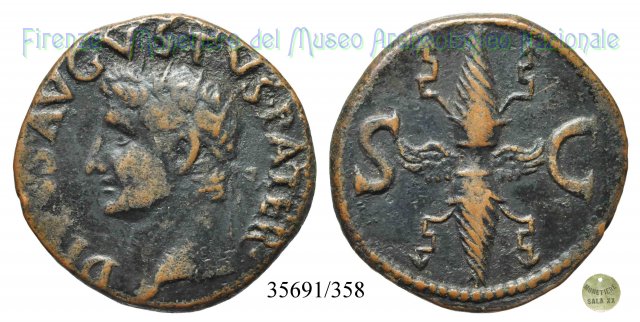 DIVVS AVGVSTVS PATER - RIC 83 22-30 d.C. (Roma)