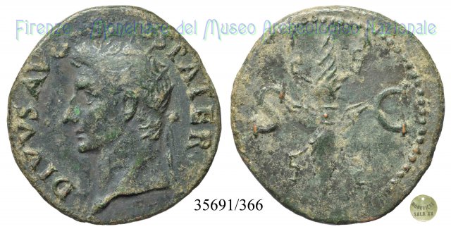 DIVVS AVGVSTVS PATER - RIC 83 22-30 d.C. (Roma)