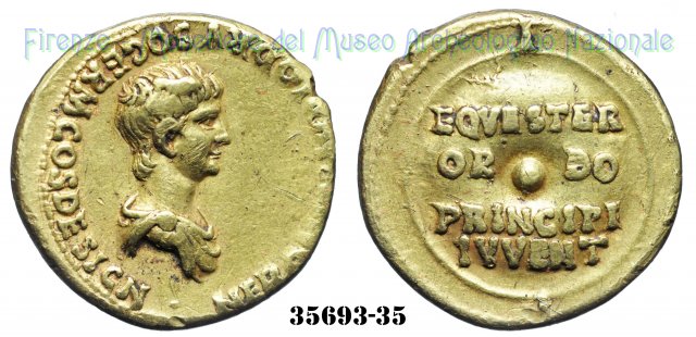 EQVESTER/ OR-DO/ PRINCIPI/ IVVENT - Ric 78 50-54 d.C. (Roma)