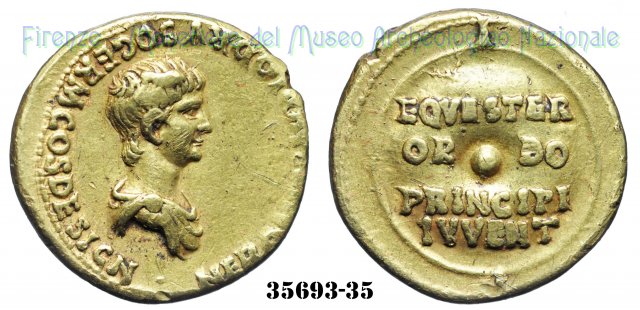 EQVESTER/ OR-DO/ PRINCIPI/ IVVENT - Ric 78 50-54 d.C. (Roma)