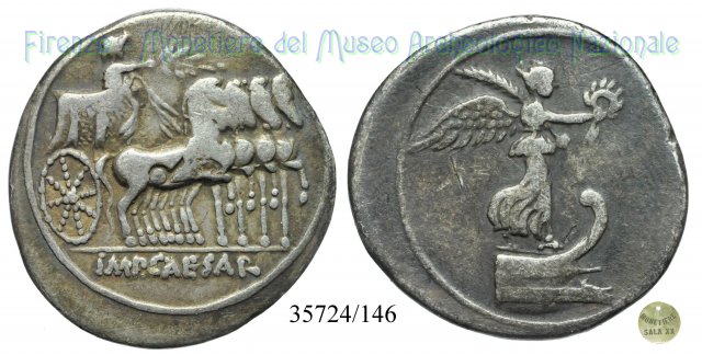 IMP CAESAR / RIC 264 29-27 a.C. (Brundisium o Roma)