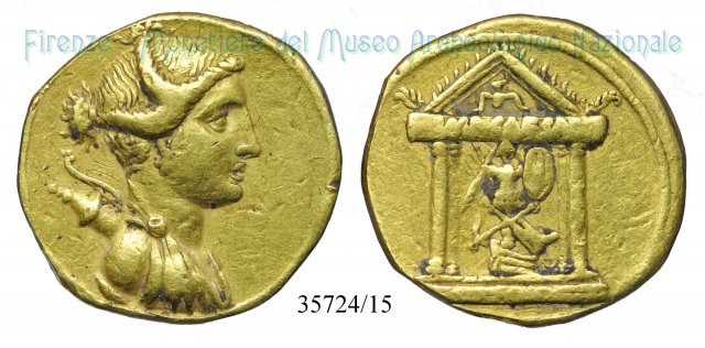 IMP CAESAR / RIC 273 29-27 a.C. (Brundisium o Roma)