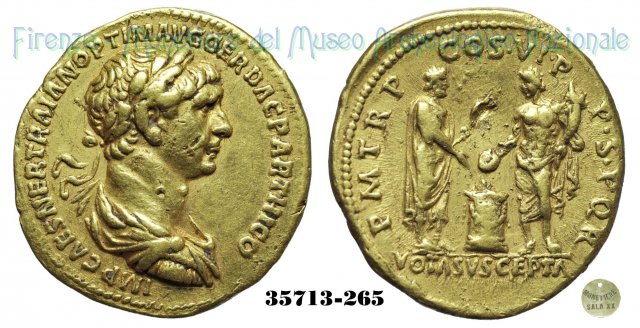 IMP CAES NER TRAIAN OPTIM AVG GER DAC PARTHICO - RIC 373 112-117 d.C. (Roma)