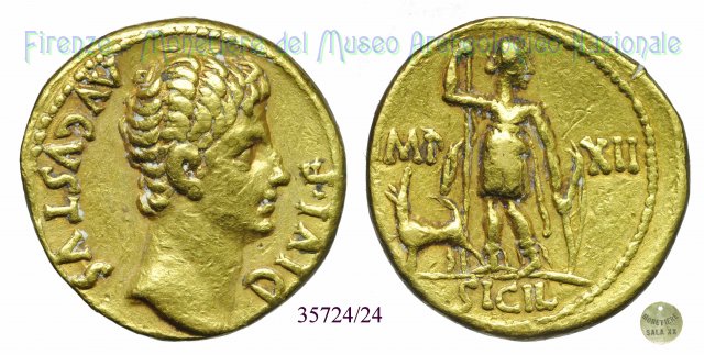 IMP- XII / RIC 181 11-10 a.C. (Lugdunum)