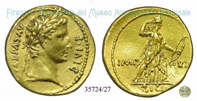 IMP- XII / RIC 196 11-10 a.C. (Lugdunum)