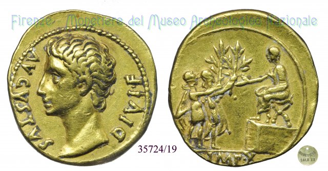 IMP- X / RIC 164b 15-13 a.C. (Lugdunum)