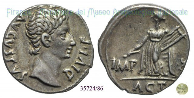 IMP- X / RIC 171a 15-13 a.C. (Lugdunum)