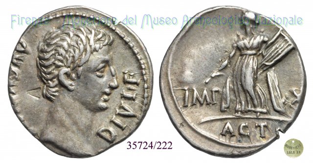 IMP- X / RIC 171a 15-13 a.C. (Lugdunum)