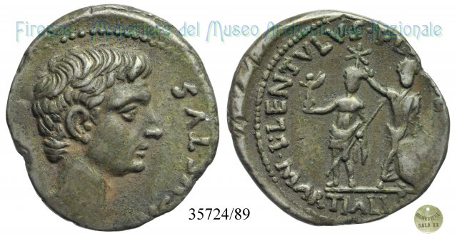 L LENTVLVS FLAMEN / MARTIALIS / RIC 415 12 a.C. (Roma)