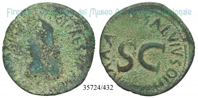 M SALVIVS OTHO IIIVIR AAAFF SC / RIC 431 7 a.C. (Roma)