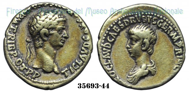 NERO CLAVD CAES DRVSVS GERM PRINC IVVENT - Ric. 82 50-54 d.C. (Roma)