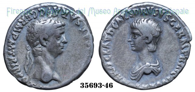 NERO CLAVD CAES DRVSVS GERM PRINC IVVENT - Ric 83 50-54 d.C. (Roma)