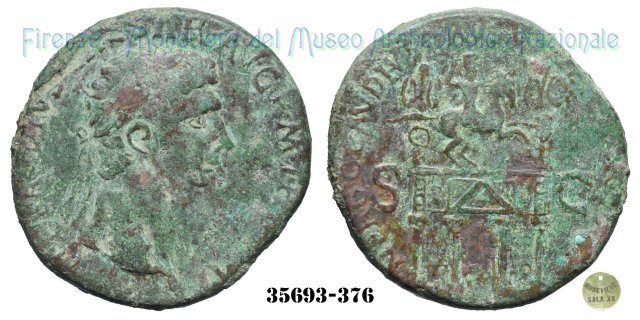 NERO CLAVDIVS DRVSVS GERMAN IMP - Arco trionfale - Ric 98 41-50 d.C. (Roma)