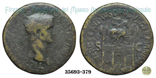 NERO CLAVDIVS DRVSVS GERMAN IMP - Arco tronfale - Ric 114  (Zecca Incerta)