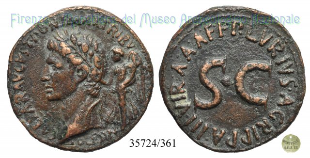 P LVRIVS AGRIPPA IIIVIR AAAFF S C / RIC 426 7 a.C. (Roma)