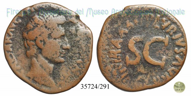 P LVRIVS AGRIPPA IIIVIR AAAFF S C / RIC 427 7 a.C. (Roma)