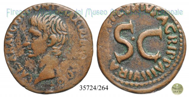 P LVRIVS AGRIPPA IIIVIR AAAFF S C / RIC 428 7 a.C. (Roma)